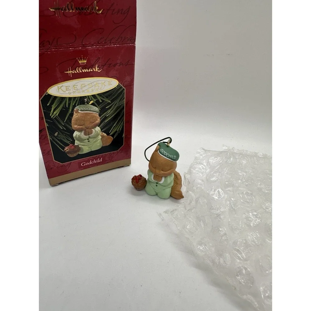 Hallmark Keepsake Ornament Godchild 1997 Katrina Bricker‎ w Box
